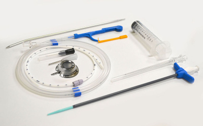 Система для венозно-артериального доступа c портом эллипсовидным PORT TI (титановым) с катетером 8 F и набором для установки купить оптом в Чите