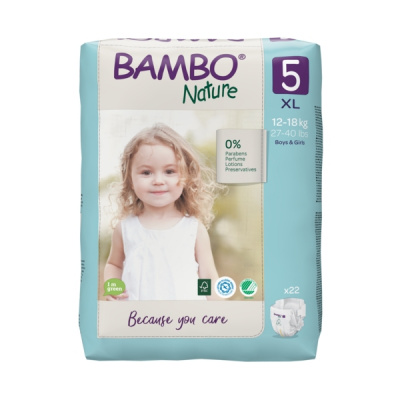 Эко-подгузники Bambo Nature 4 (7-14 кг), 24 шт купить оптом в Чите