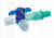 Кран 3-ходовой Дискофикс С 360° синий купить в Чите