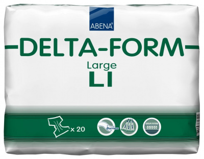 Delta-Form Подгузники для взрослых L1 купить оптом в Чите
