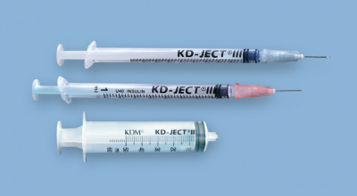 Шприц инъекционный 3х-компонентный с иглой G29 (0,33х12мм) 1мл инсулиновый U-100 — 100 шт/уп купить оптом в Чите